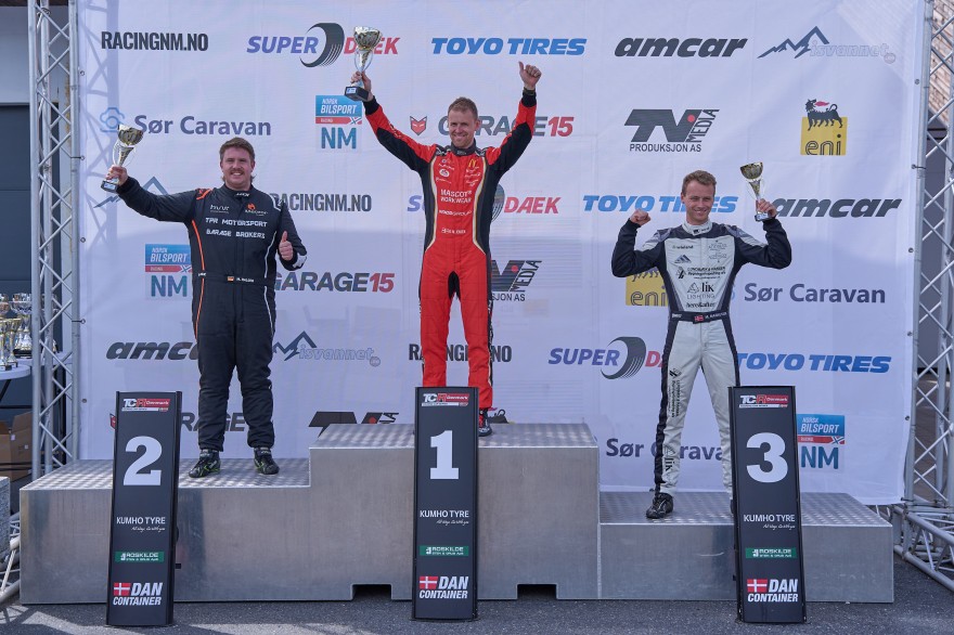 Regnvejrssejr til Kasper H. Jensen - og masser af fights igennem feltet.
(Foto: TCR Denmark)